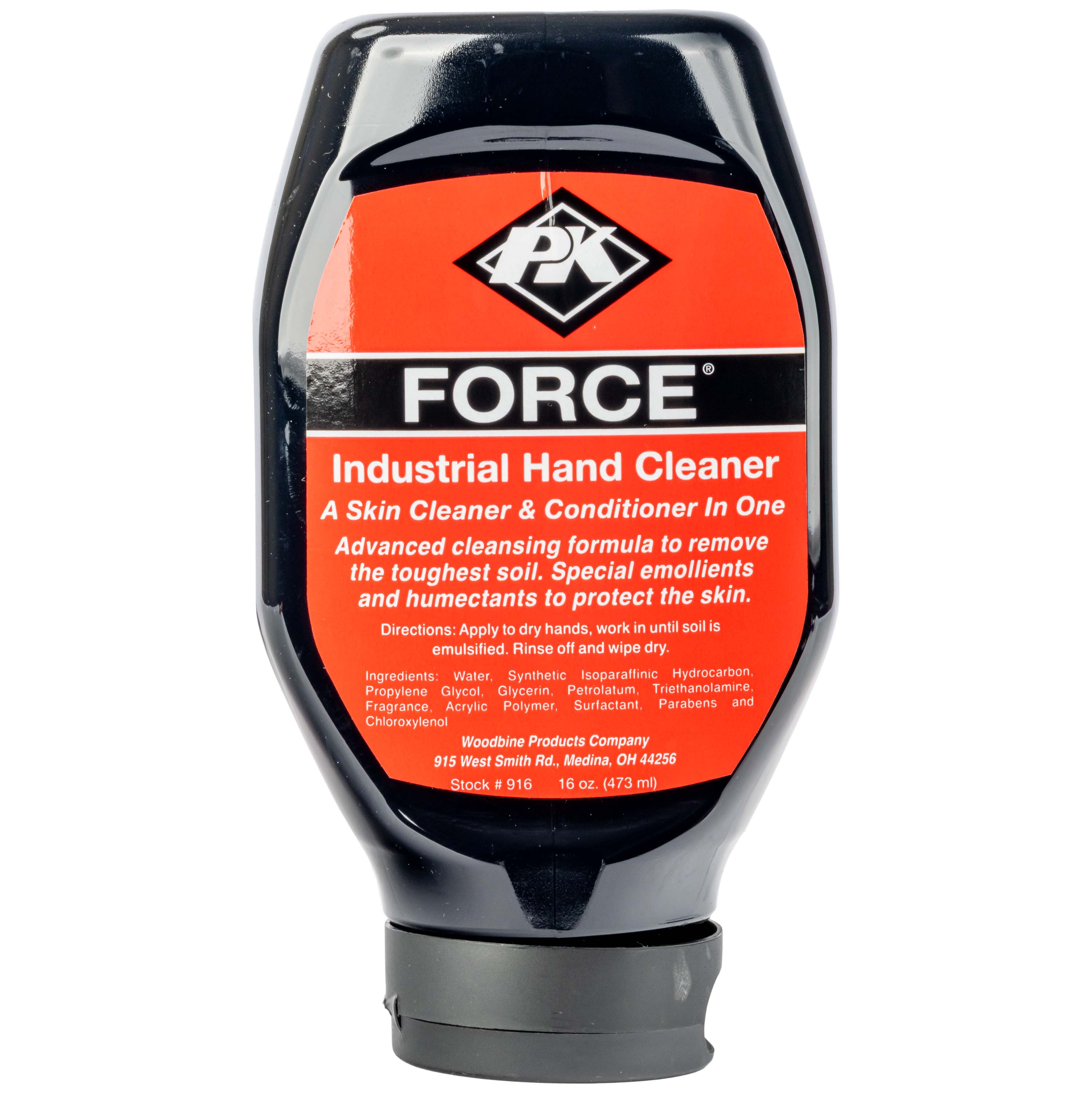 Pow'r Kleen&reg; Industrial Waterless Lotion Hand Cleaner - 16 oz - Q12